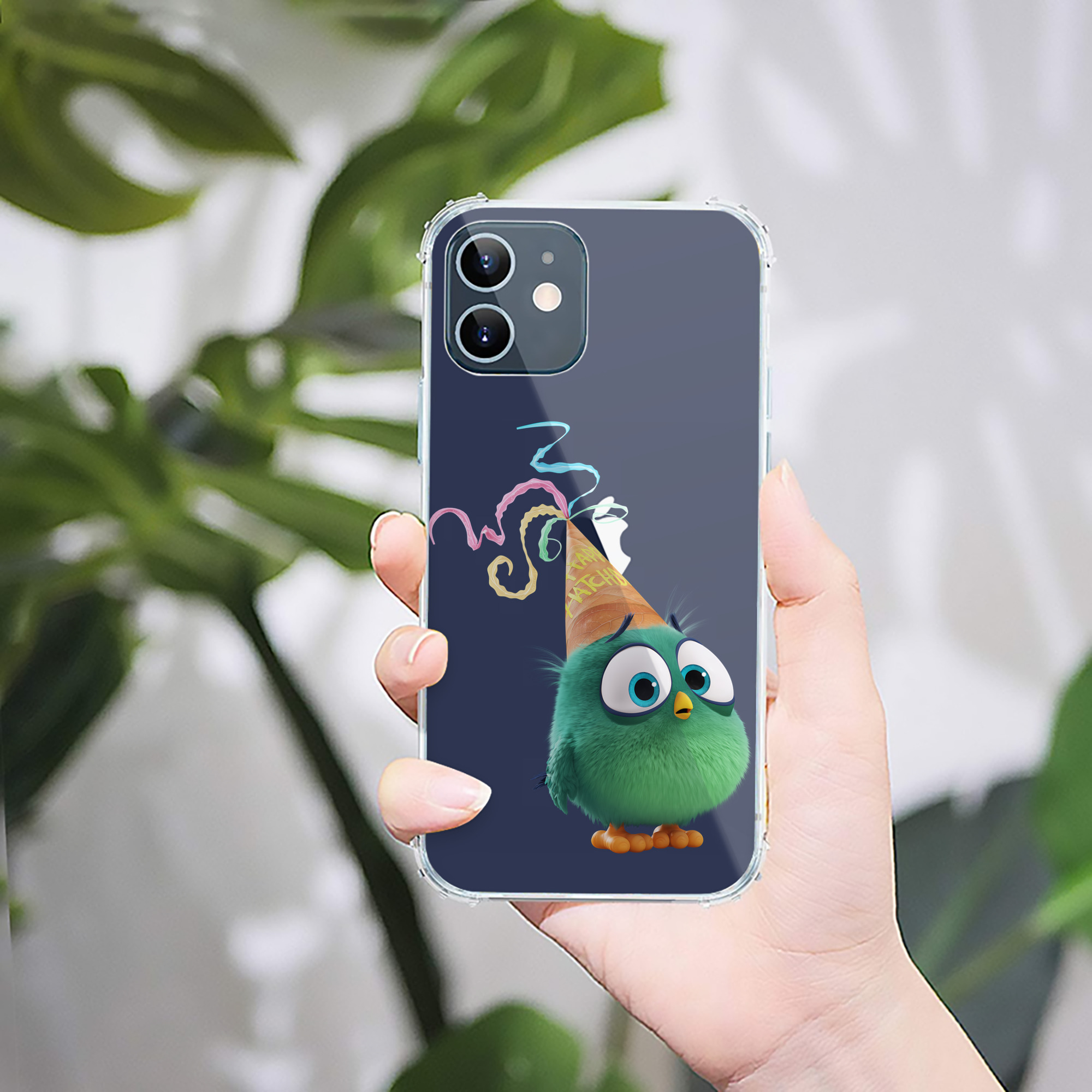 （画像用） Angry Birds アングリーバード 【iPhone 12シリーズ対応】透明スマホケース（クリアソフトケース）